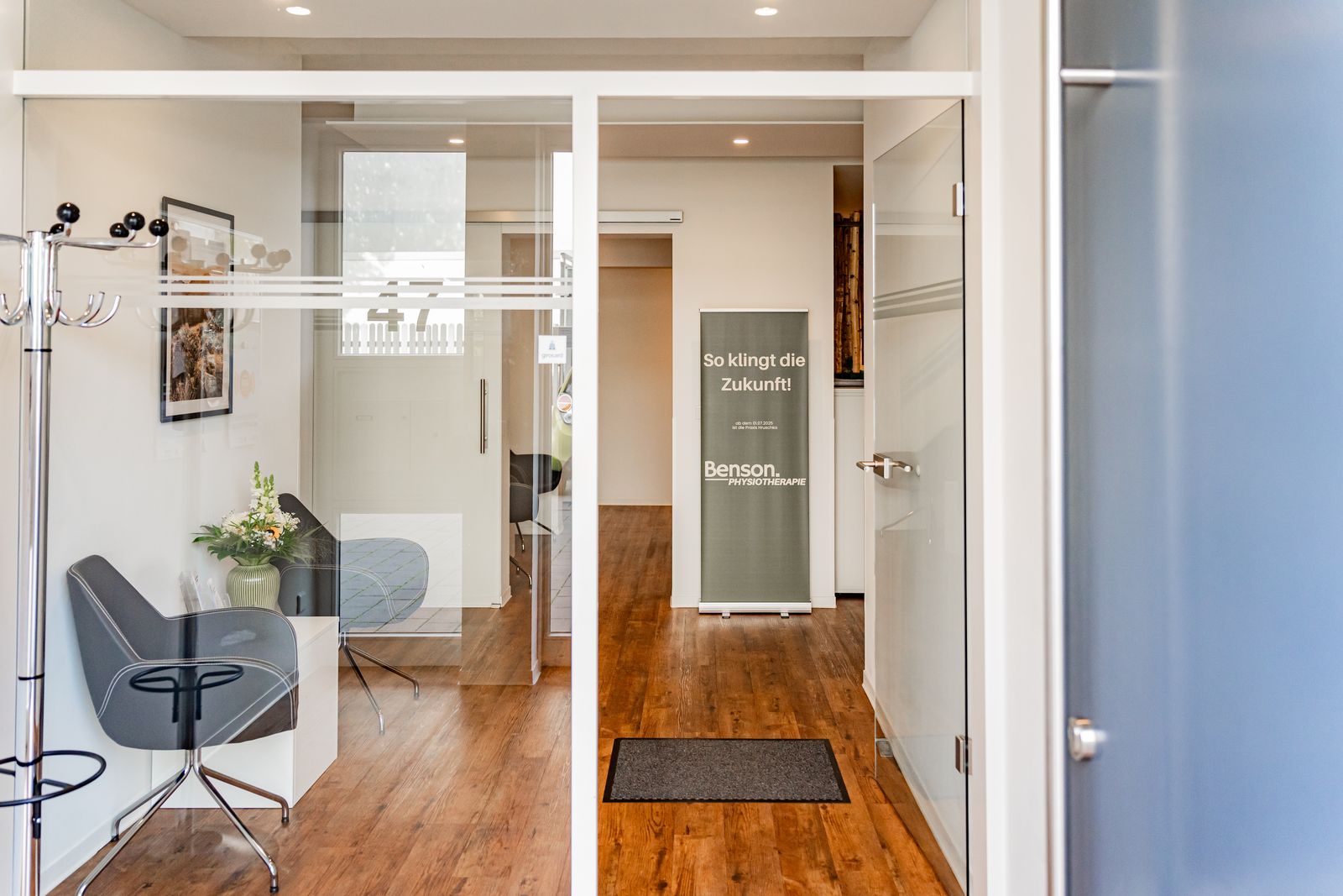 Eingang Benson Physiotherapie